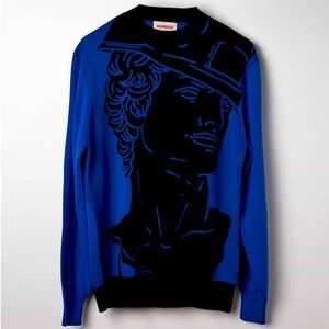 NWT Classical Statue Blue Sweater